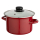 Altom Garnek emaliowany 18 cm 1,9 l pokrywka merlot indukcja - 1611125 - zdjęcie 2